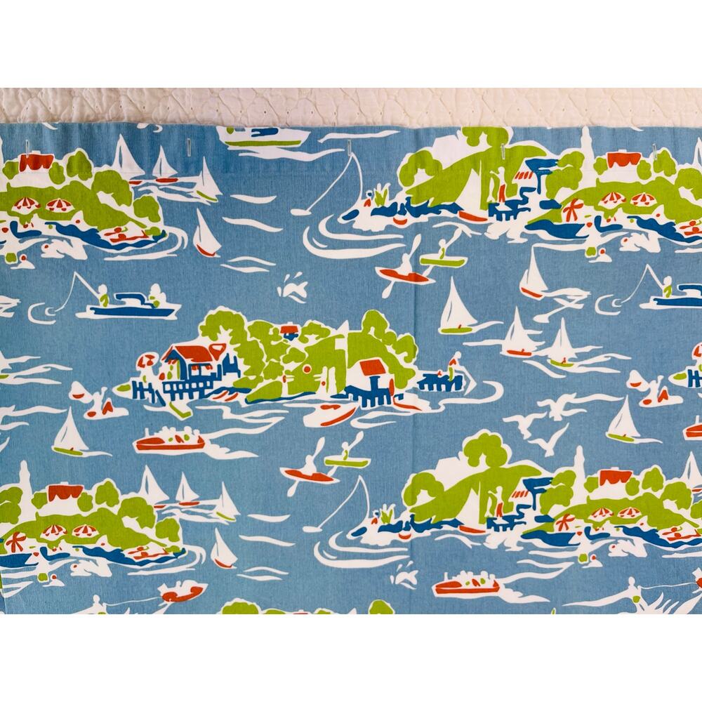 Pillowfort Treasure Island Blackout Curtains 48”W 84”L(each)